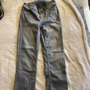 White House Black Market Gray Denim Jeans